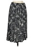 SHEN 100% Rayon Chevron-herringbone Black Casual Skirt Size 2 - photo 2