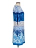Donna Morgan Paisley Blue Cocktail Dress Size 6 - photo 4