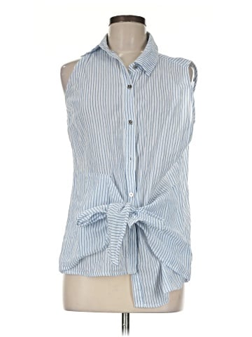 MICHAEL Michael Kors Sleeveless Button-Down Shirt (view 1)