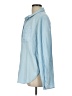 Athleta 100% Lyocell Blue Long Sleeve Button-Down Shirt Size L - photo 5