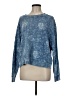 Splendid 100% Cotton Tie-dye Blue Pullover Sweater Size M - photo 1