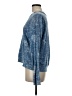 Splendid 100% Cotton Tie-dye Blue Pullover Sweater Size M - photo 5