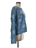 Splendid 100% Cotton Tie-dye Blue Pullover Sweater Size M - photo 4