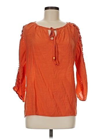 NY Collection 3/4 Sleeve Blouse (view 1)