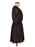 Eliot 100% Polyester Animal Print Brown Casual Dress Size 4 - photo 4