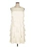 Evan Picone 100% Polyester Solid Ivory Cocktail Dress Size 16 - photo 1