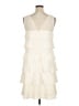Evan Picone 100% Polyester Solid Ivory Cocktail Dress Size 16 - photo 2