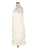 Evan Picone 100% Polyester Solid Ivory Cocktail Dress Size 16 - photo 5