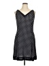 Chaps Polka Dots Black Cocktail Dress Size XL - photo 1