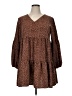 Unbranded Animal Print Brown Casual Dress Size XL - photo 1