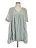 Listicle 100% Cotton Blue Gray 3/4 Sleeve Blouse Size S - photo 1