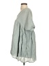 Listicle 100% Cotton Blue Gray 3/4 Sleeve Blouse Size S - photo 5