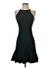 Aqua Solid Black Cocktail Dress Size XS - photo 1
