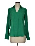 Express 100% Polyester Green Long Sleeve Blouse Size XS - photo 1
