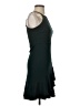 Aqua Solid Black Cocktail Dress Size XS - photo 4