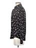Ann Taylor LOFT 100% Polyester Floral Black Long Sleeve Blouse Size XS - photo 5