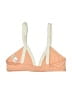 L Space Color Block Orange Swimsuit Top Size L - photo 2
