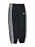 Adidas 100% Polyester Black Track Pants Size 6 - photo 1