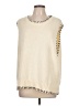 In the Beginning Ivory Pullover Sweater Size L - photo 1