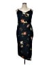 Nine Britton Floral Black Cocktail Dress Size 1X - photo 1