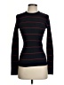 Athleta Stripes Black Turtleneck Sweater Size XXS - photo 1