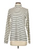 Lands' End 100% Cotton Ivory Long Sleeve Turtleneck Size S - photo 1