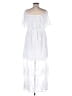 Unbranded 100% Polyester Floral White Casual Dress Size M - photo 2