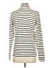 Lands' End 100% Cotton Ivory Long Sleeve Turtleneck Size S - photo 2