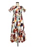Shein Print White Casual Dress Size 6 - photo 1