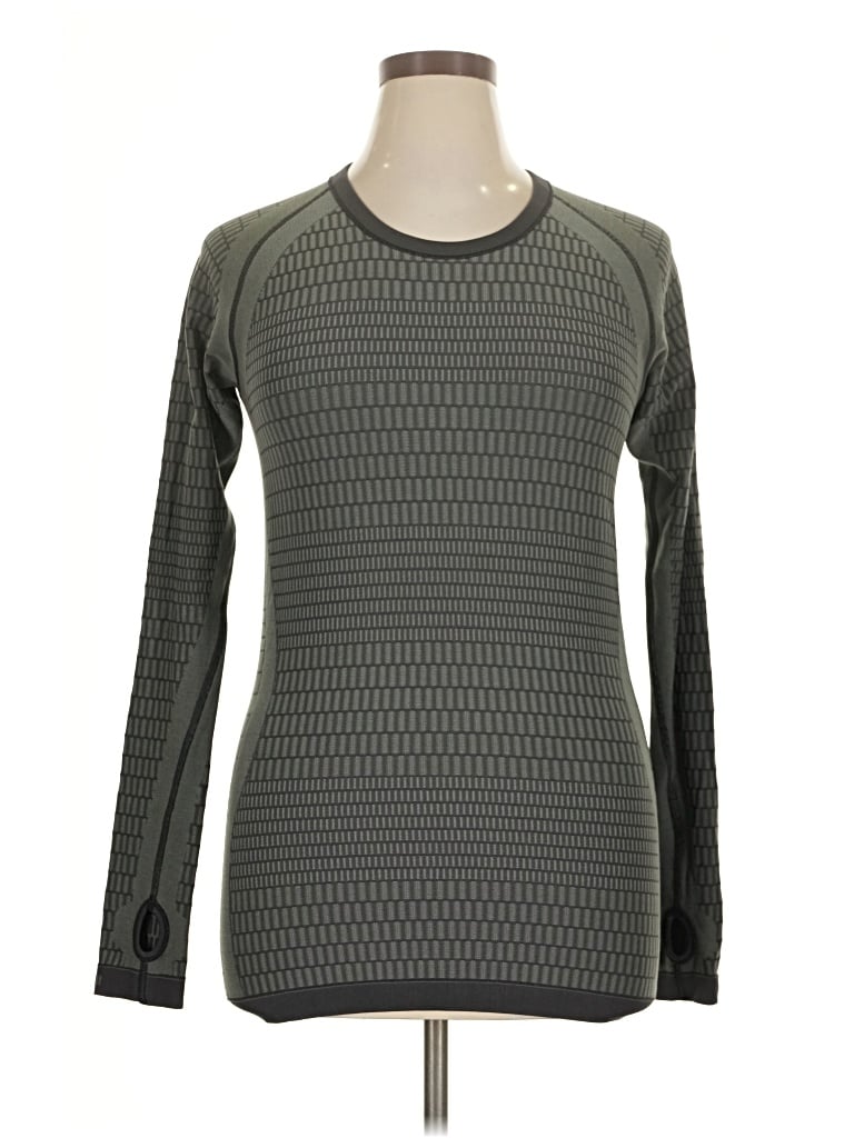 Pre-owned Lululemon Athletica Pullover Sweater In Gray
