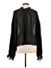 Topshop 100% Polyester Black Long Sleeve Blouse Size 8 - photo 1