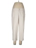 Bill Blass Jeans 100% Cotton Solid Ivory Casual Pants Size 12 - photo 1