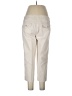 Bill Blass Jeans 100% Cotton Solid Ivory Casual Pants Size 12 - photo 2