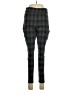 Nine West Plaid Black Leggings Size 10 - photo 1