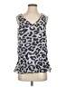 CAbi 100% Polyester Silver Sleeveless Blouse Size S - photo 1