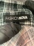 Fashion Nova Plaid Gray Long Sleeve Blouse Size L - photo 7
