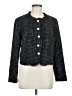 Allegra K 100% Polyester Tweed Black Jacket Size M - photo 1