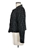 Allegra K 100% Polyester Tweed Black Jacket Size M - photo 5