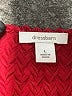 DressBarn 100% Polyester Red 3/4 Sleeve Blouse Size L - photo 7