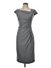 L.K. Bennett Solid Gray Cocktail Dress Size 6 - photo 1