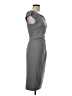 L.K. Bennett Solid Gray Cocktail Dress Size 6 - photo 4