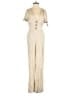 Superdown Solid Ivory Jumpsuit Size XS - photo 1