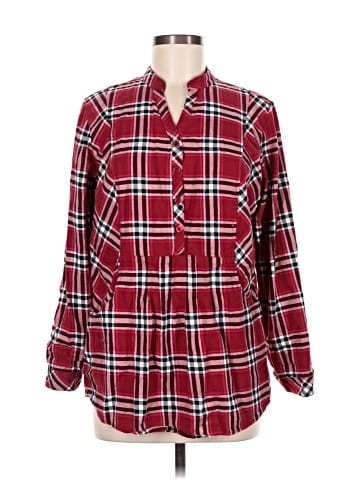Joan Rivers Long Sleeve Button-Down Shirt (view 1)
