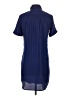 Ann Taylor LOFT 100% Polyester Blue Casual Dress Size XS - photo 2