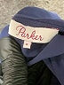 Parker 100% Silk Solid Blue Jumpsuit Size 6 - photo 4