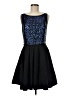 Moon Stars Blue Cocktail Dress Size M - photo 1