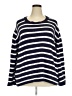 Halogen Stripes Blue Pullover Sweater Size 3X - photo 1