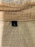 Unbranded Houndstooth Tan Long Sleeve Button-Down Shirt Size L - photo 7
