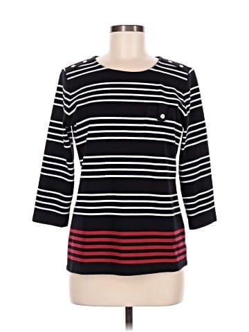 Karen Scott Sport 3/4 Sleeve Top (view 1)