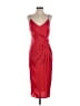 ASOS 100% Polyester Red Cocktail Dress Size 8 - photo 1